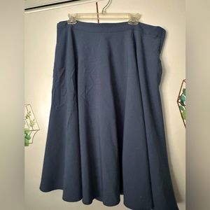 ModCloth Just This Sway A-Line Dress - Blue